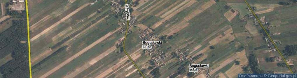 Zdjęcie satelitarne Bogusławki Duże ul.